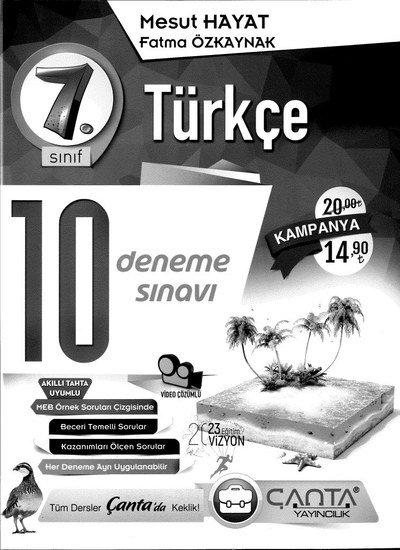 TÜRKÇE 10 DENEME Vega Efsanesi
