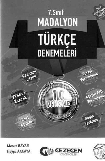 MADALYON TÜRKÇE DENEMELERİ 10 DENEME