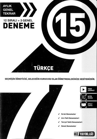 15 DENEME TÜRKÇE Vega Efsanesi