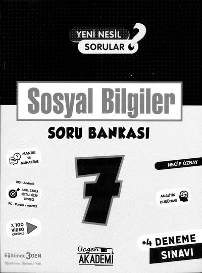 SOSYAL BİLGİLER SORU BANKASI Vega Efsanesi