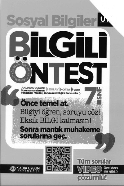 SOSYAL BİLGİLER BİLGİLİ ÖNTEST Vega Efsanesi