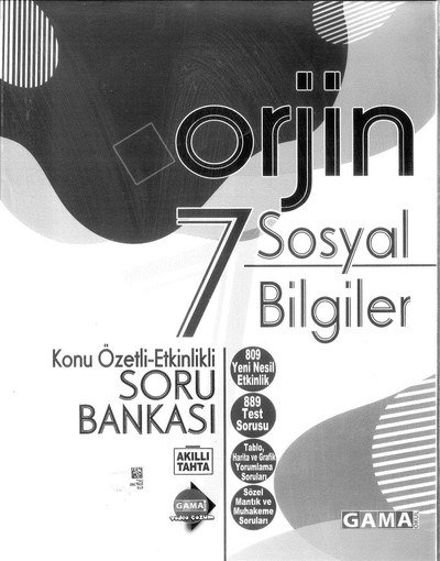 ORJİN SOSYAL BİLGİLER KONU ÖZETLİ SORU BANKASI