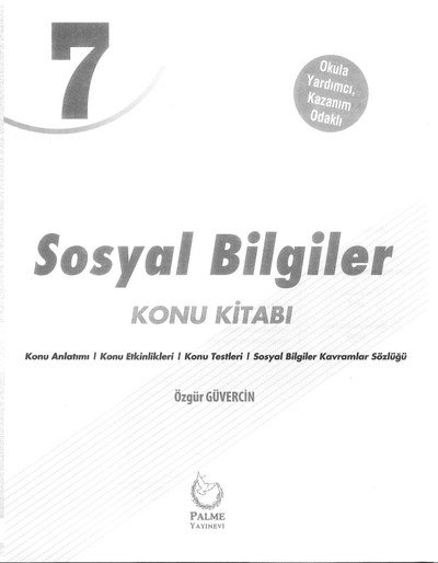 SOSYAL BİLGİLER KONU KİTABI Vega Efsanesi