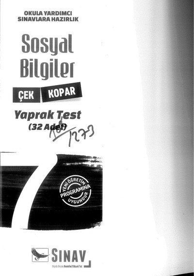 SOSYAL BİLGİLER YAPRAK TEST 32 ADET Vega Efsanesi