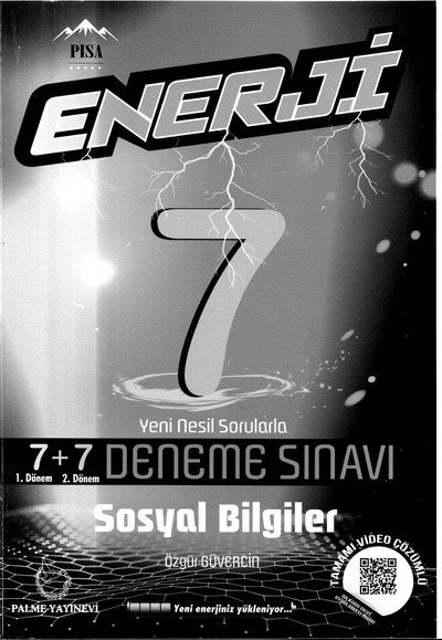 ENERJİ 7+7 DENEME SINAVI SOSYAL BİLGİLER Vega Efsanesi