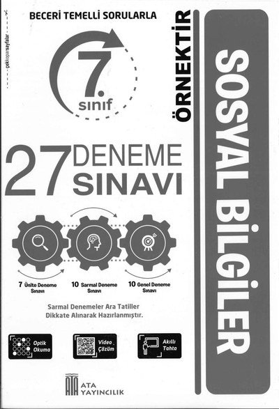 27 DENEME SINAVI SOSYAL BİLGİLER Vega Efsanesi