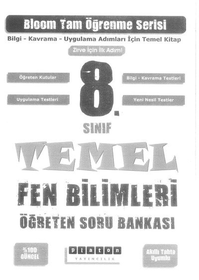BLOOM TAM ÖĞRENME SERİSİ TEMEL FEN BİLİMLERİ SORU BANKASI Vega Efsanesi