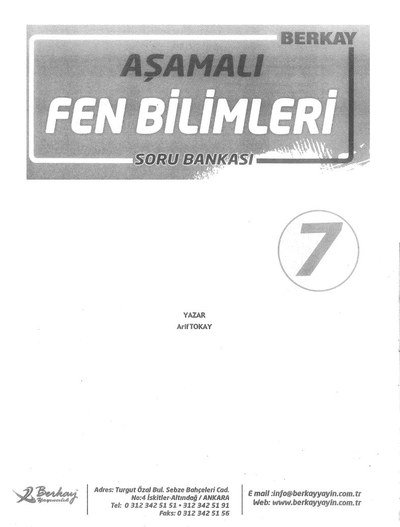 AŞAMALI FEN BİLİMLERİ SORU BANKASI Vega Efsanesi