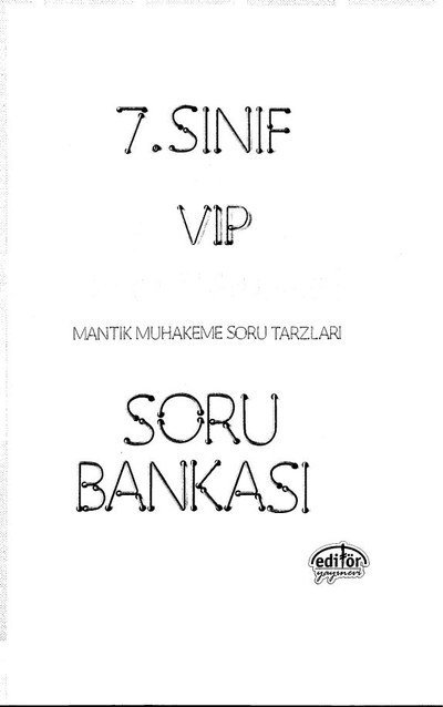 VIP SORU BANKASI FEN BİLİMLERİ Vega Efsanesi
