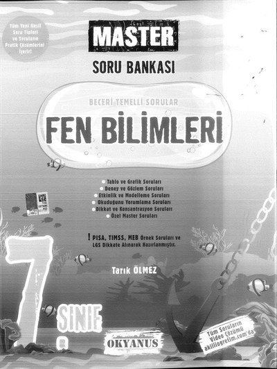 MASTER SORU BANKASI FEN BİLİMLERİ Vega Efsanesi
