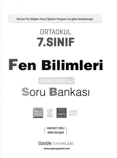 FEN BİLİMLERİ KONU ÖZETLİ SORU BANKASI Vega Efsanesi
