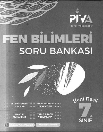 FEN BİLİMLERİ SORU BANKASI Vega Efsanesi