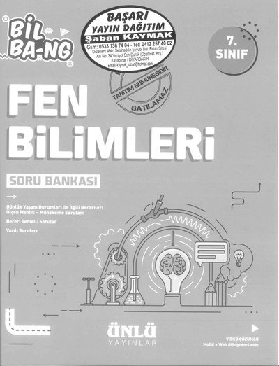 FEN BİLİMLERİ SORU BANKASI Vega Efsanesi