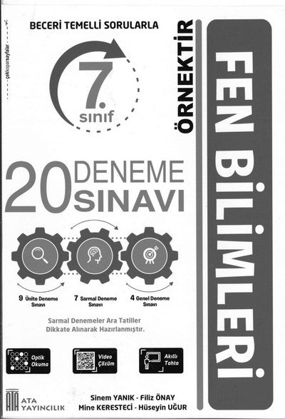 20 DENEME SINAVI FEN BİLİMLERİ Vega Efsanesi