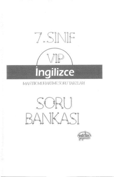 VIP İNGİLİZCE SORU BANKASI