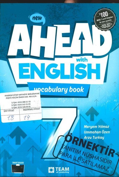 AHEAD WITH ENGLISH VOCABULARY BOOK Vega Efsanesi