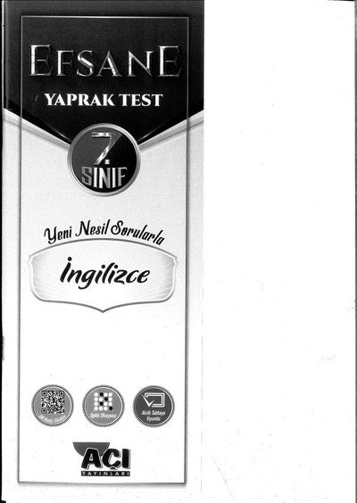 EFSANE YAPRAK TEST YENİ NESİL SORULARLA İNGİLİZCE