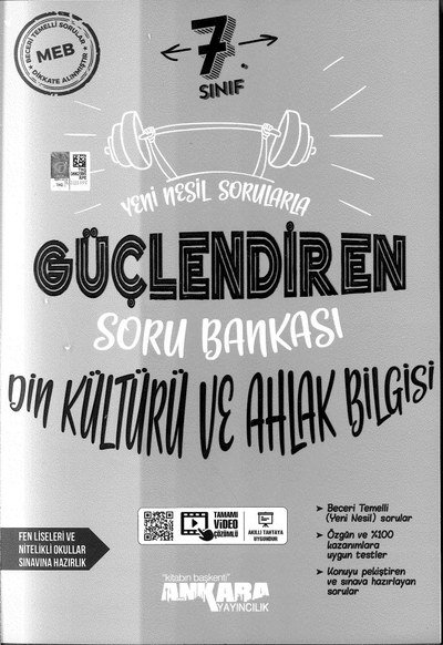 GÜÇLENDİREN SORU BANKASI DİN KÜLTÜRÜ VE AHLAK BİLGİSİ Vega Efsanesi