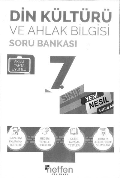 DİN KÜLTÜRÜ VE AHLAK BİLGİSİ SORU BANKASI