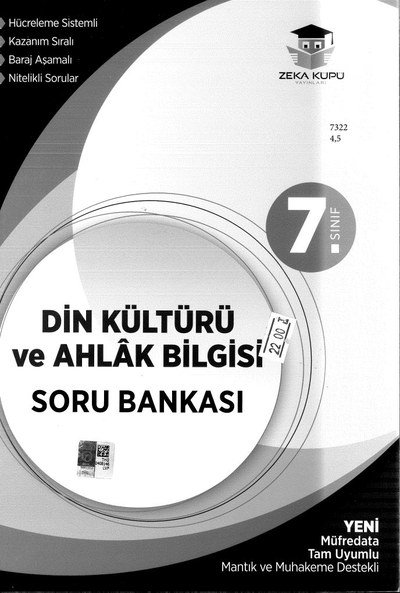 DİN KÜLTÜRÜ VE AHLAK BİLGİSİ SORU BANKASI