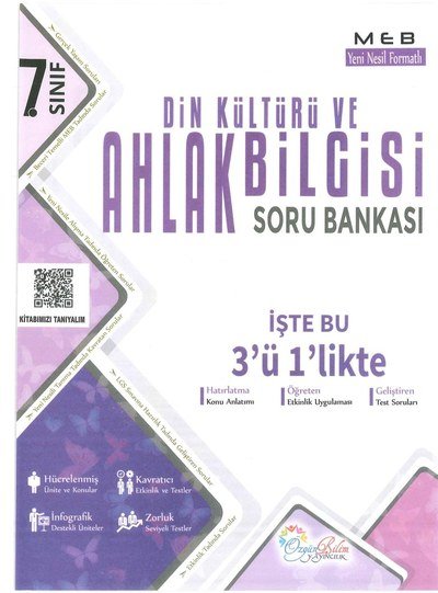 DİN KÜLTÜRÜ VE AHLAK BİLGİSİ SORU BANKASI İŞTE BU 3'Ü 1'LİKTE Vega Efsanesi