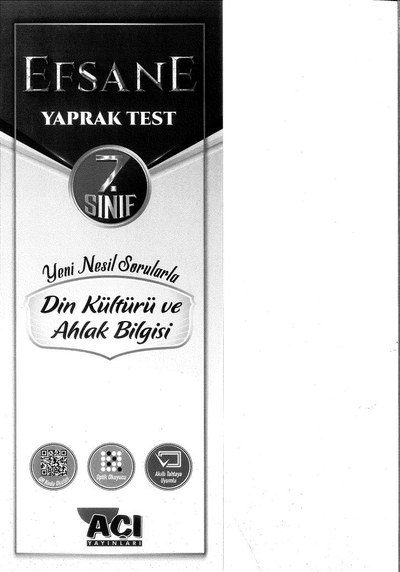 EFSANE YAPRAK TEST DİN KÜLTÜRÜ VE AHLAK BİLGİSİ Vega Efsanesi
