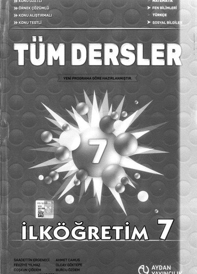 TÜM DERSLER SORU BANKASI İLKÖĞRETİM 7 Vega Efsanesi