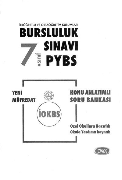 BURSLULUK SINAVI PYBS KONU ANLATIMLI SORU BANKASI