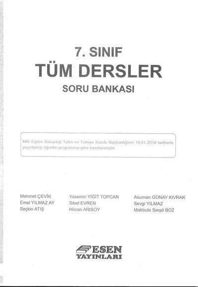 TÜM DERSLER SORU BANKASI Vega Efsanesi