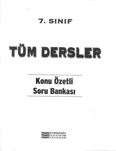 TÜM DERSLER KONU ÖZETLİ SORU BANKASI Vega Efsanesi