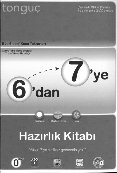 6'DAN 7'YE HAZIRLIK KİTABI Vega Efsanesi