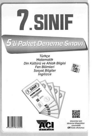 5'Lİ PAKET DENEME SINAVI Vega Efsanesi