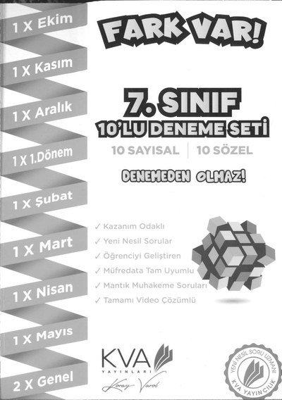 FARK VAR 10'LU DENEME SETİ Vega Efsanesi