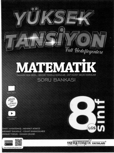 YÜKSEK TANSİYON MATEMATİK SORU BANKASI Vega Efsanesi