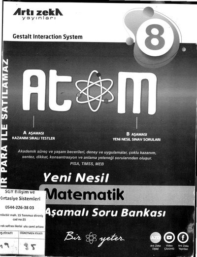 ATOM YENİ NESİL AŞAMALI SORU BANKASI