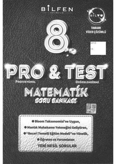 PRO & TEST MATEMATİK SORU BANKASI Vega Efsanesi