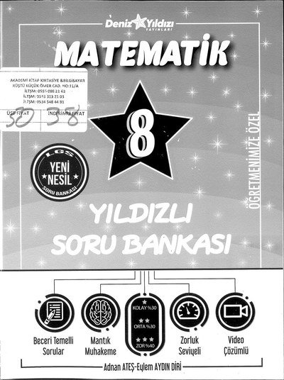 MATEMATİK YILDIZLI SORU BANKASI