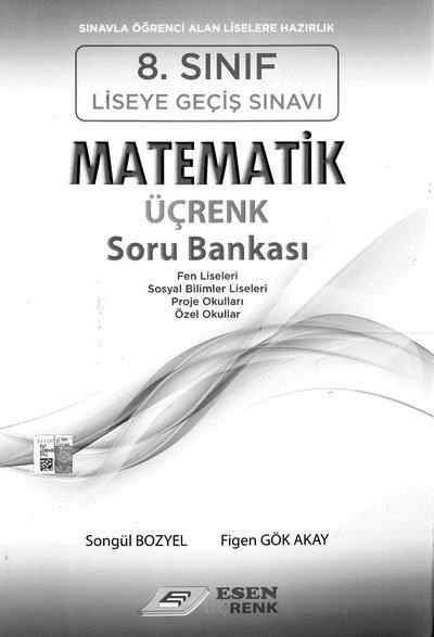 MATEMATİK ÜÇRENK SORU BANKASI Vega Efsanesi