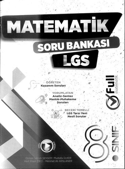 MATEMATİK SORU BANKASI LGS Vega Efsanesi