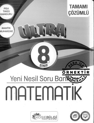 ULTRA YENİ NESİL SORU BANKASI MATEMATİK