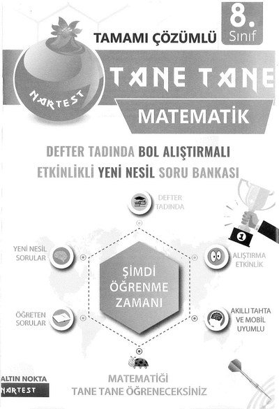 TAMAMI ÇÖZÜMLÜ TANE TANE MATEMATİK