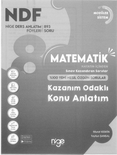 MATEMATİK KAZANIM ODAKLI KONU ANLATIM Vega Efsanesi