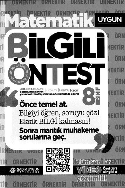 MATEMATİK BİLGİLİ ÖNTEST