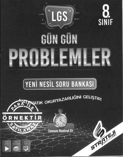 GÜN GÜN PROBLEMLER YENİ NESİL SORU BANKASI Vega Efsanesi