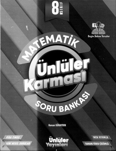 MATEMATİK ÜNLÜLER KARMASI SORU BANKASI Vega Efsanesi