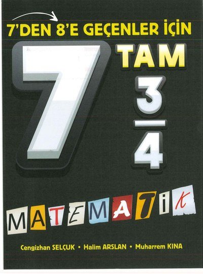 7'DEN 8'E GEÇENLER İÇİN TAM MATEMATİK Vega Efsanesi