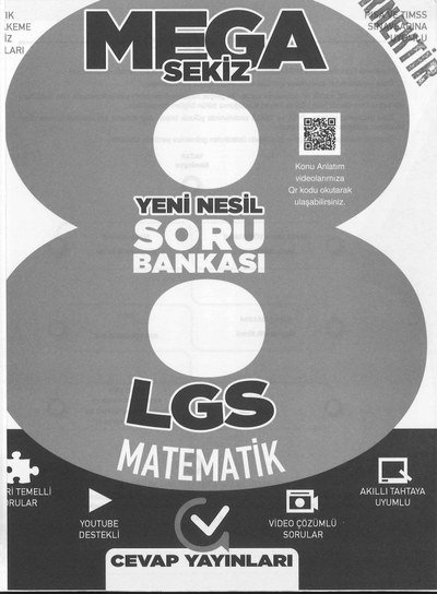 MEGA SEKİZ YENİ NESİL SORU BANKASI Vega Efsanesi