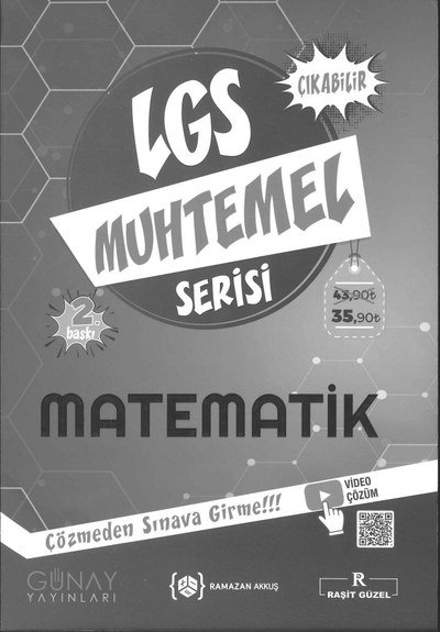 LGS MUHTEMEL SERİSİ MATEMATİK Vega Efsanesi