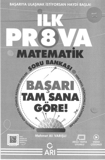 İLK PROVA MATEMATİK BAŞARI TAM SANA GÖRE