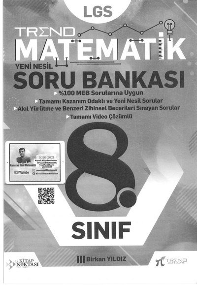 TREND MATEMATİK YENİ NESİL SORU BANKASI Vega Efsanesi
